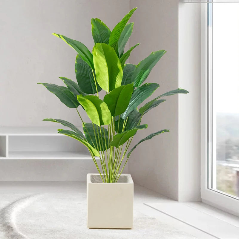 Artificial Tropical Palm Tree – Real-Touch Desktop Decor