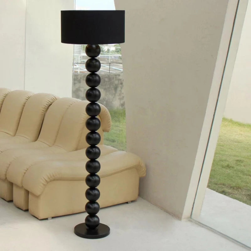 Nordic Art Deco Fabric Floor Lamp for Living Room