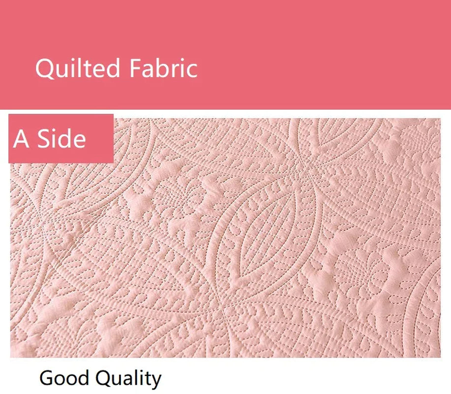 Super Waterproof Quilted Mattress Cover Air-Permeable Bed Protector Pad Cover Queen Mattress Topper Not Including Pillowcase