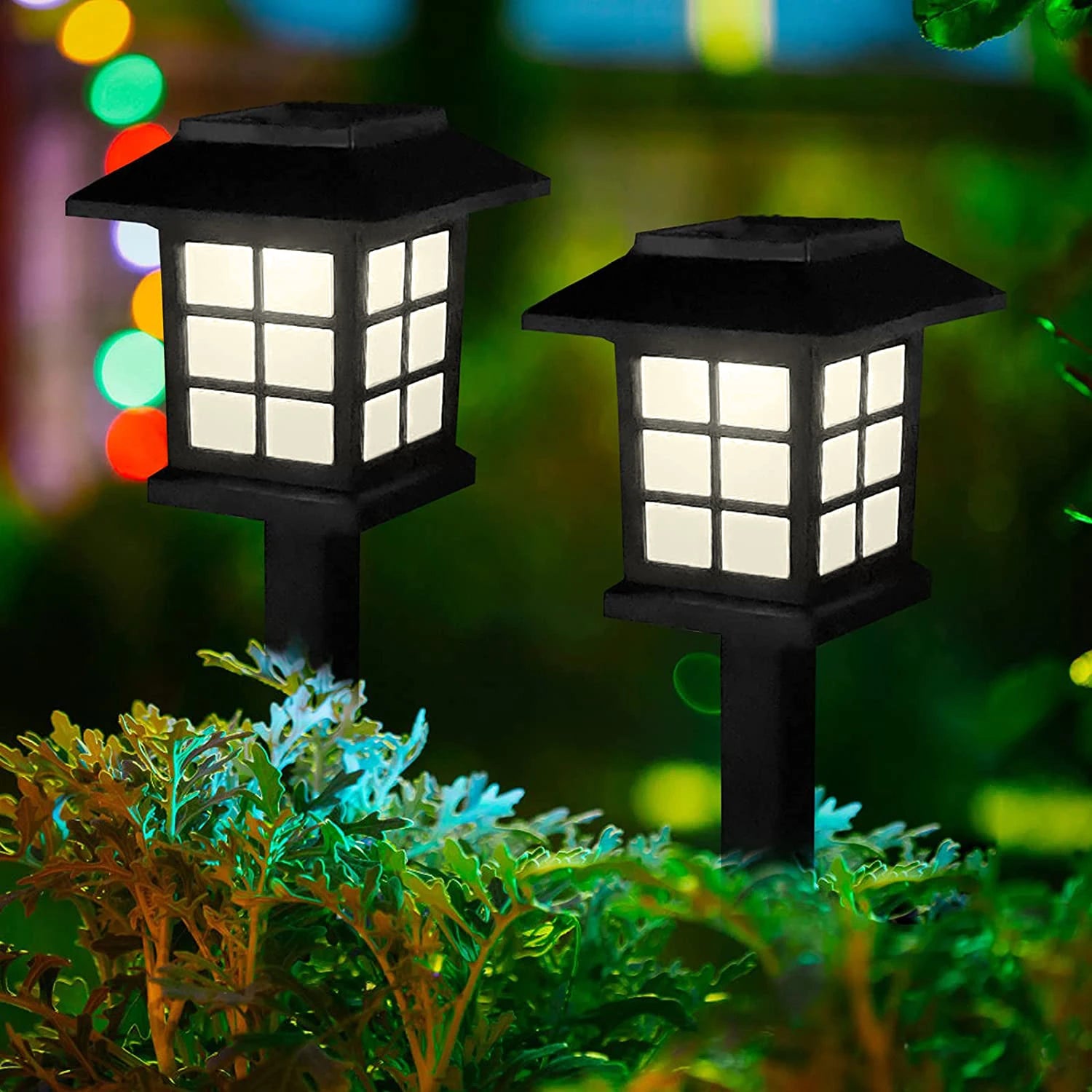 Solar Pathway Lights Outdoor 2/4/8/16 Pack Waterproof Led Solar Walkway Lights for Garden Landscape Path Yard Patio Driveway