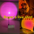 LED Sunset Projection Lamp Night Light for Room Decor