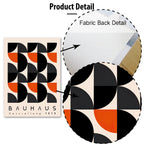 Bauhaus Geometric Abstract Canvas Wall Art Print