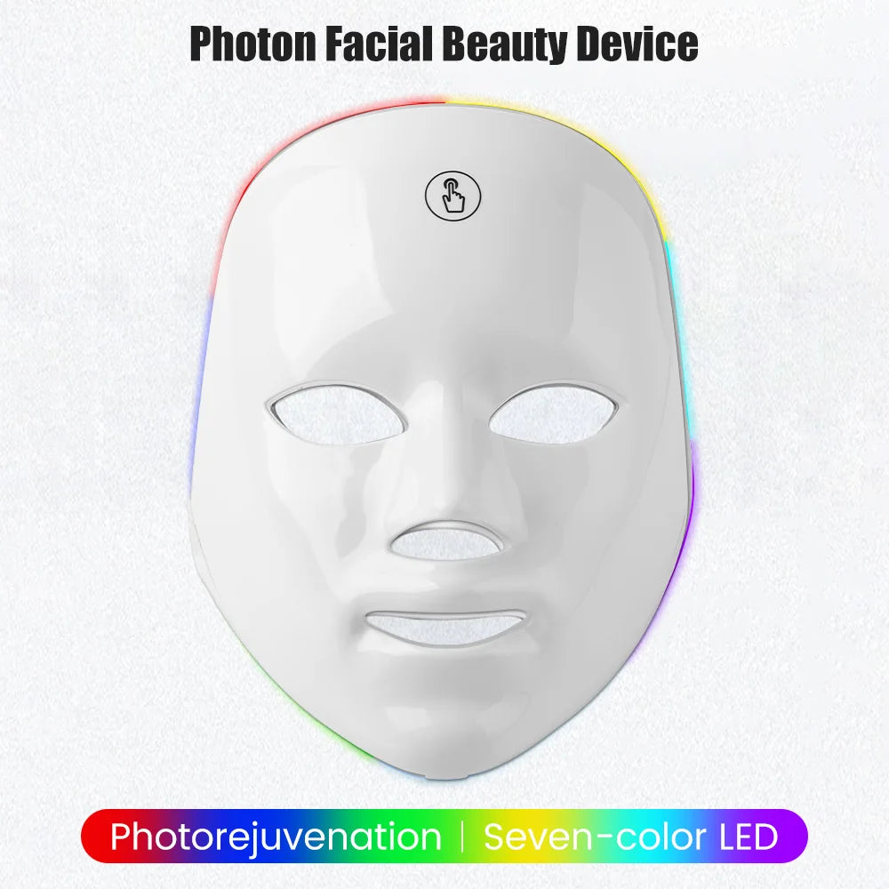 LED Light Therapy Facial Mask – 7 Colors Skin Rejuvenation