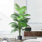 Tall Artificial Palm Tree – Tropical Plastic Floor Plant