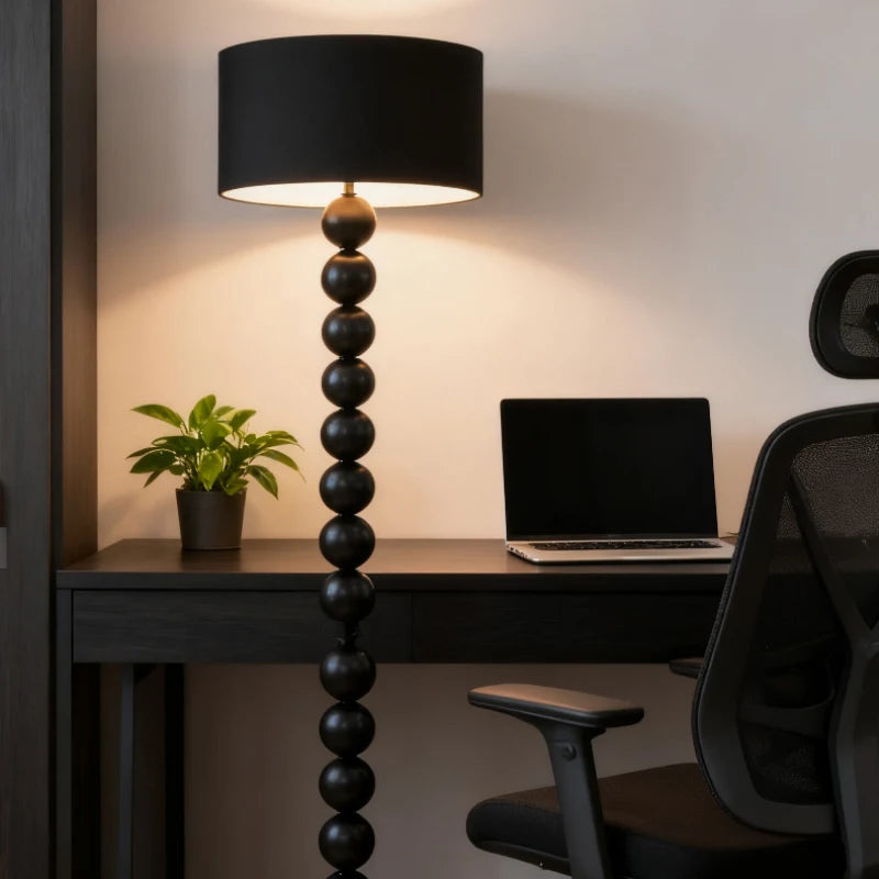 Nordic Art Deco Fabric Floor Lamp for Living Room