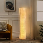 Minimalist Paper Floor Lamp With Remote Dimming