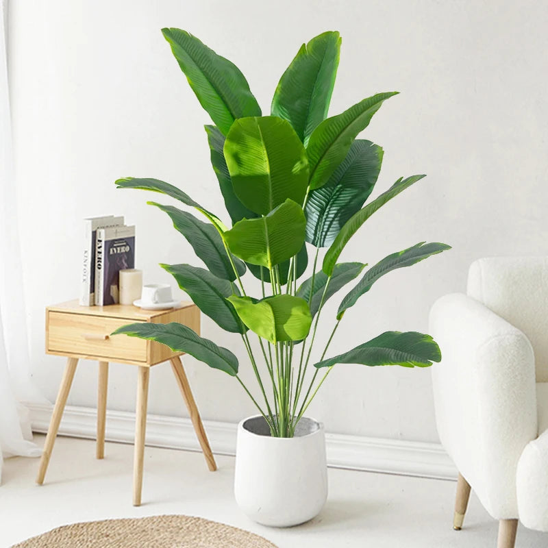 Artificial Tropical Palm Tree – Real-Touch Desktop Decor