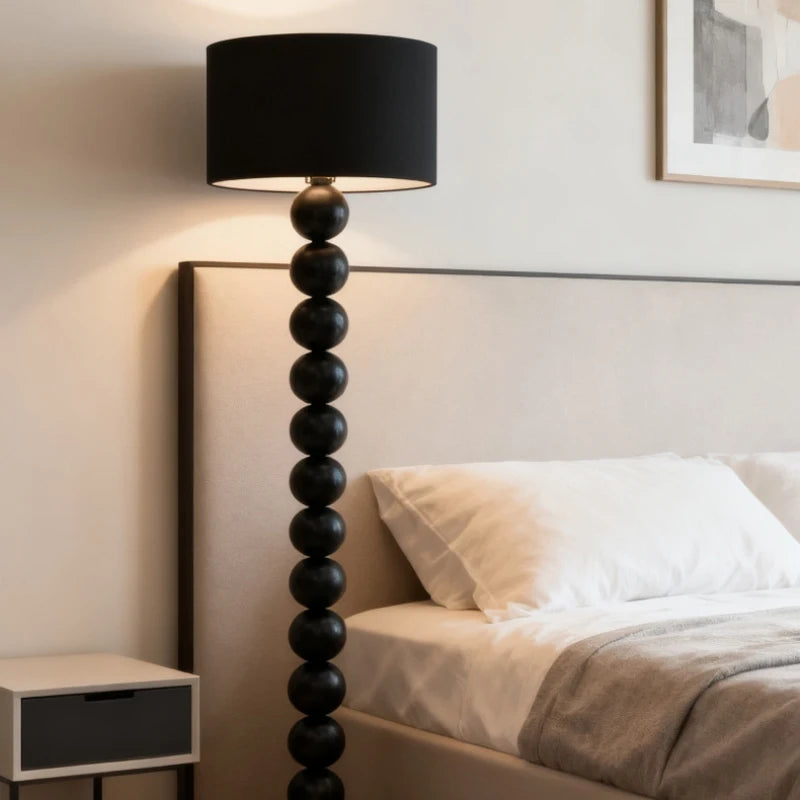 Nordic Art Deco Fabric Floor Lamp for Living Room