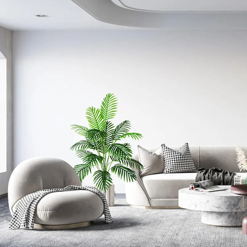 Tall Artificial Palm Tree – Tropical Plastic Floor Plant