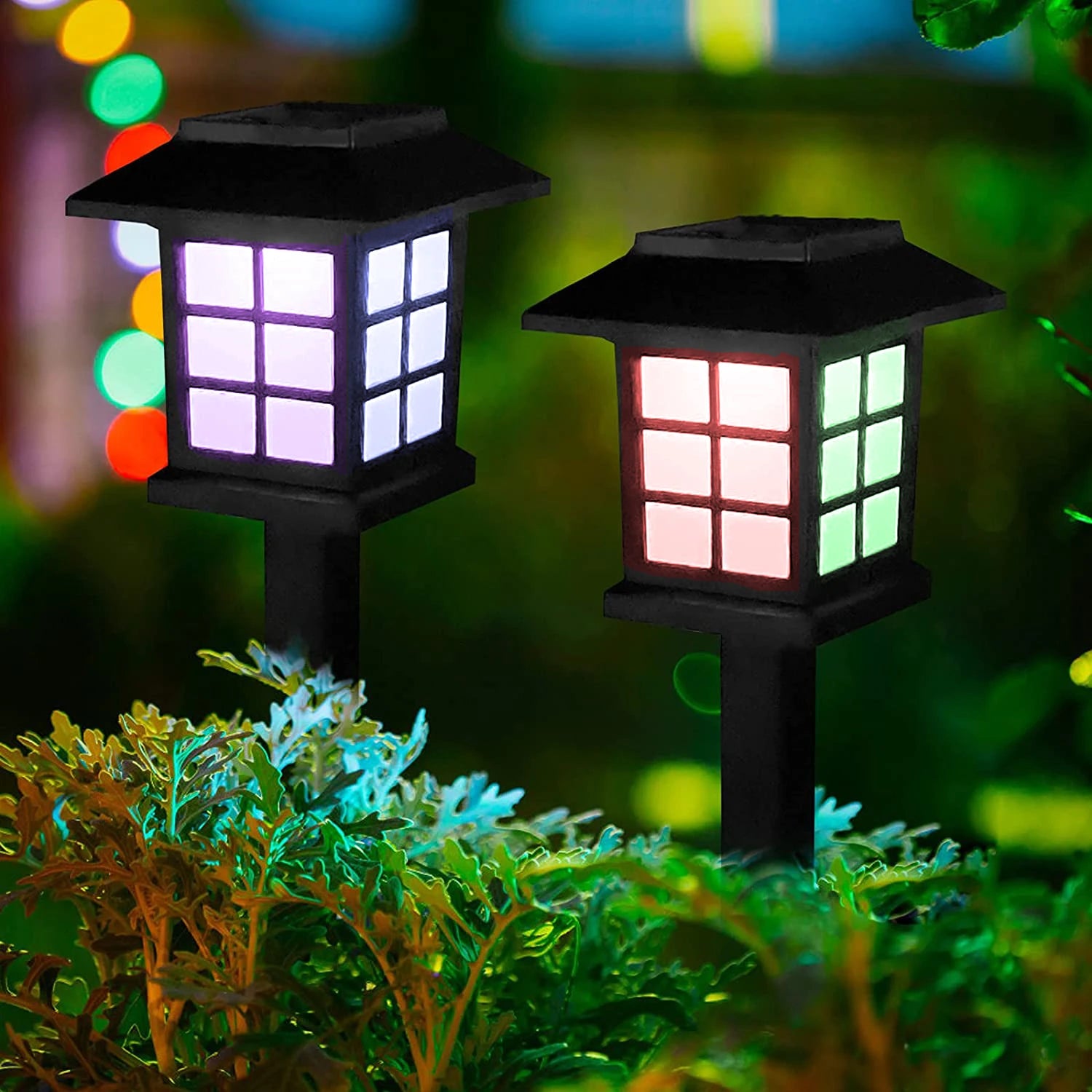 Solar Pathway Lights Outdoor 2/4/8/16 Pack Waterproof Led Solar Walkway Lights for Garden Landscape Path Yard Patio Driveway